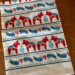 Tea Towel- Dala Horse