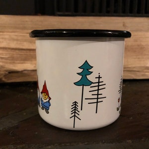 12oz Gnome enamel mug image 4