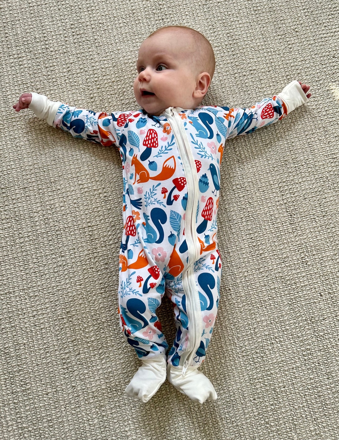 Woodland Baby and Toddler Pajamas Super Soft Bamboo/viscose/spandex