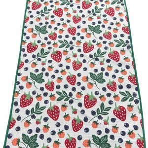 Microfiber Waffle Kitchen Towel- Wild Berries