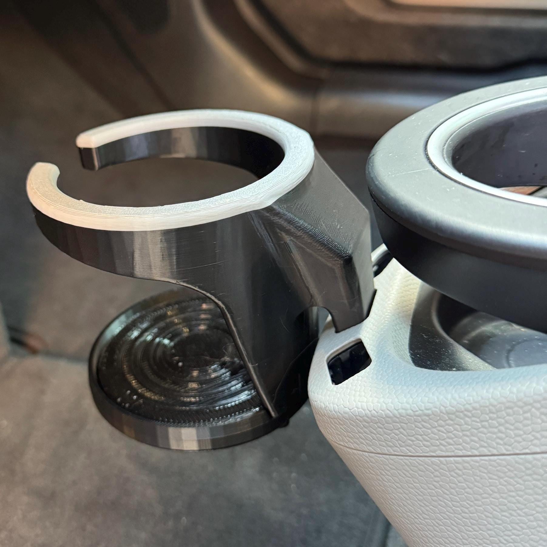 Reinforced BMW i3 Cup Holder with Removable Rubber Insert