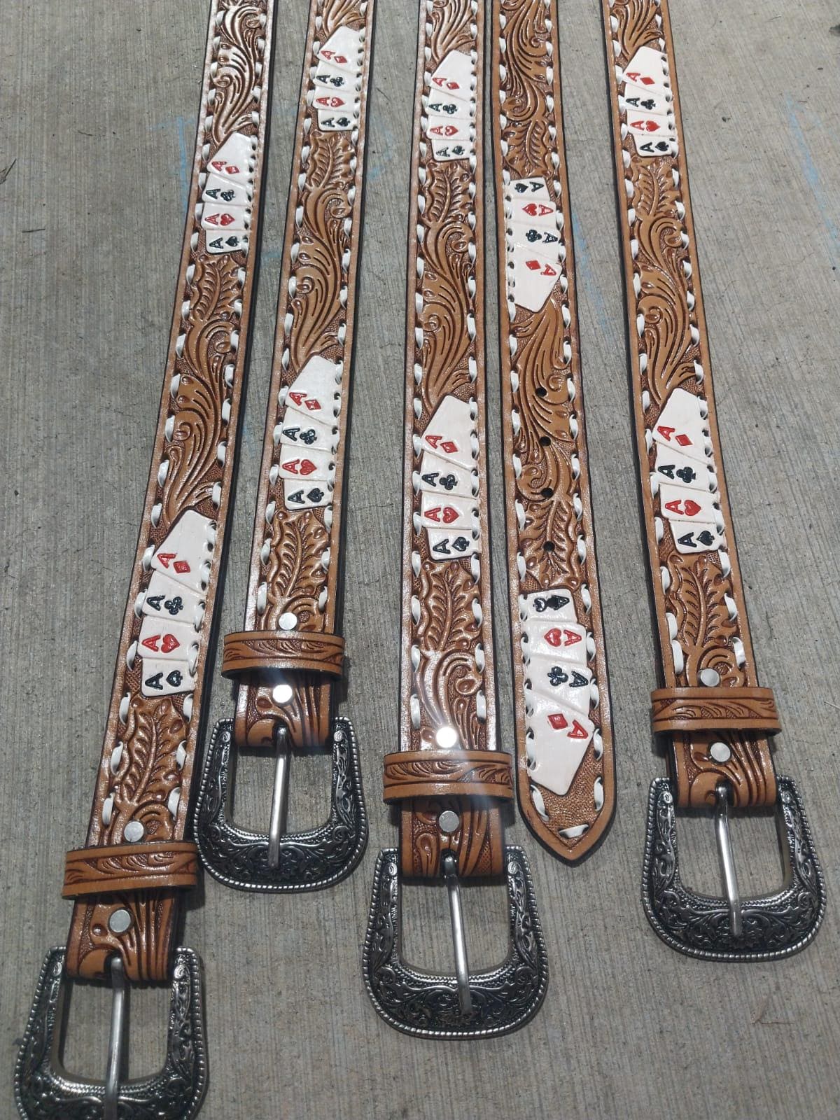Ace Western Belts 50’s Western Belts ACE Western Belt, Russet – Thurston Bros Rough Wear LLC