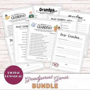 Grandparents Day Games and Activities, Test Your Grandma and Grandpa Knowledge - Fun for the Whole Family!