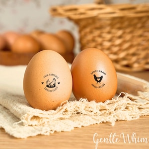 Timbro personalizzato per uova, timbro personalizzato per uova, regalo per pollaio per agricoltori, timbro con nome, timbro per uova di gallina, timbro per uova per agricoltori, timbro