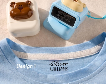 Benutzerdefinierte Kinder Namen Stempel, personalisierte Kleidung Stempel, Stoff Stempel für Kita, Etiketten Stempel, Namen Stempel für Kleidung, Kinder Tshirt Stempel