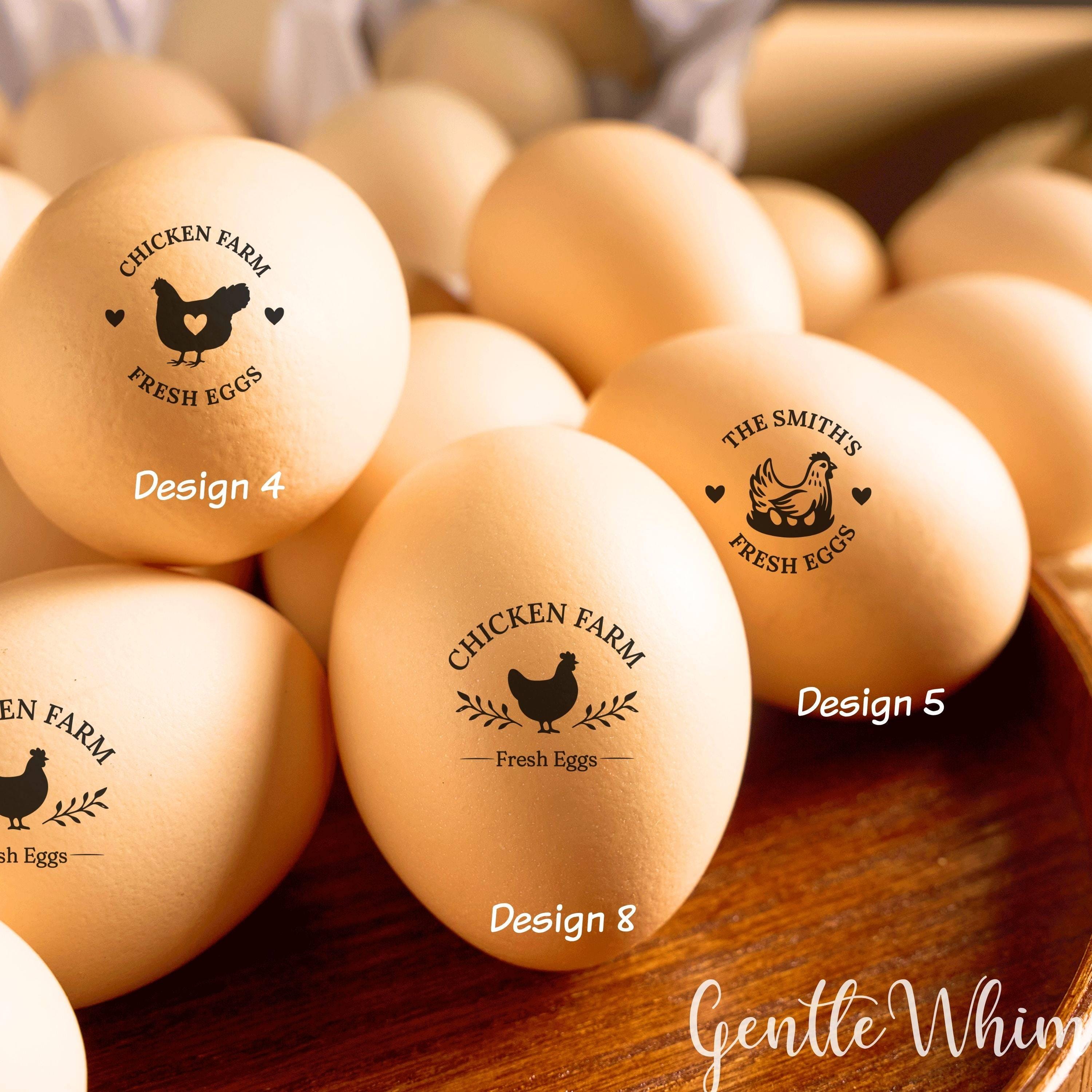 Custom Egg Stamp, Personalised Eggs Stamp, Chicken Coop Gifts for ...