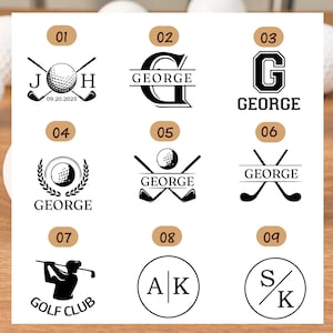 Timbro personalizzato per pallina da golf, timbri personalizzati per pallina da golf, timbro con logo da golf, marcatore per pallina da golf, timbro con nome, accessori da golf, regalo per golfisti