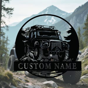 Personalized Metal Car Sign, Car Signs for Garage, Car Name Sign,Car Lovers Men Gift Idea Garage Metal Sign, Man Cave Signt,8-24 Inch