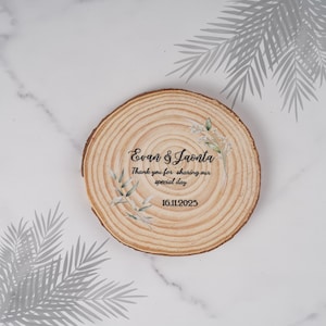 Sottobicchieri personalizzati in trucioli di legno di corteccia, sottobicchieri per bicchieri da vino per matrimoni, cuscinetti isolanti, festival di nozze, forniture per feste di eventi di nozze