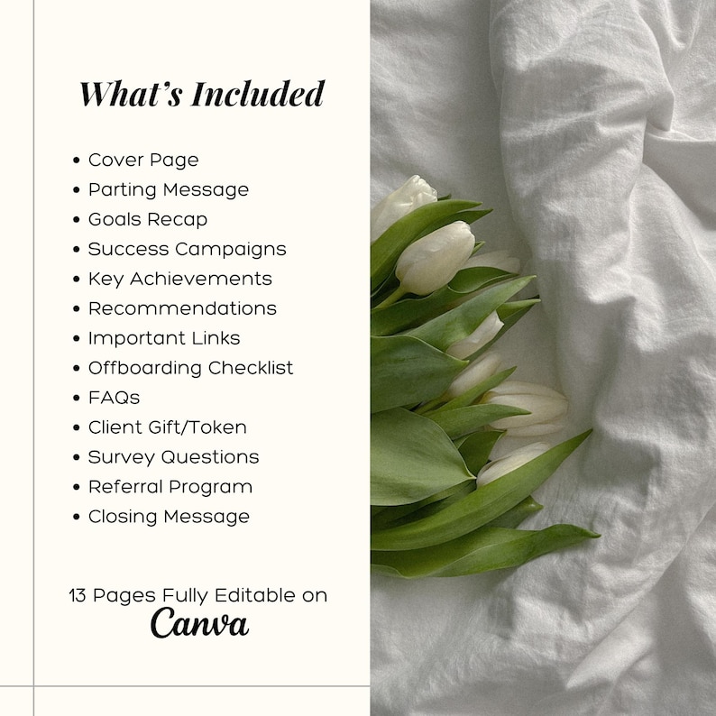 Client Offboarding Kit Template: Goodbye Packet Editable Canva Design ...
