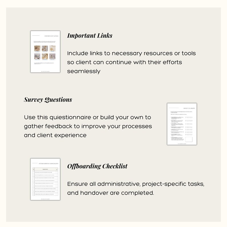 Client Offboarding Kit Template: Goodbye Packet Editable Canva Design ...