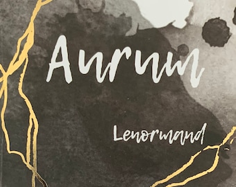 Aurum Lenormand Deck: Gold Kintsugi Design