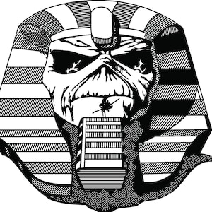 IRON MAIDEN Powerslave vector