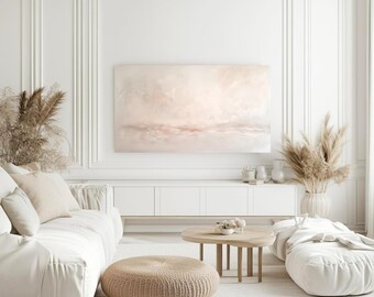 Neutral Tv Frame Art, Abstract painting TV Art, Samsung Frame Tv Fine Art, Minimalist Tv Art