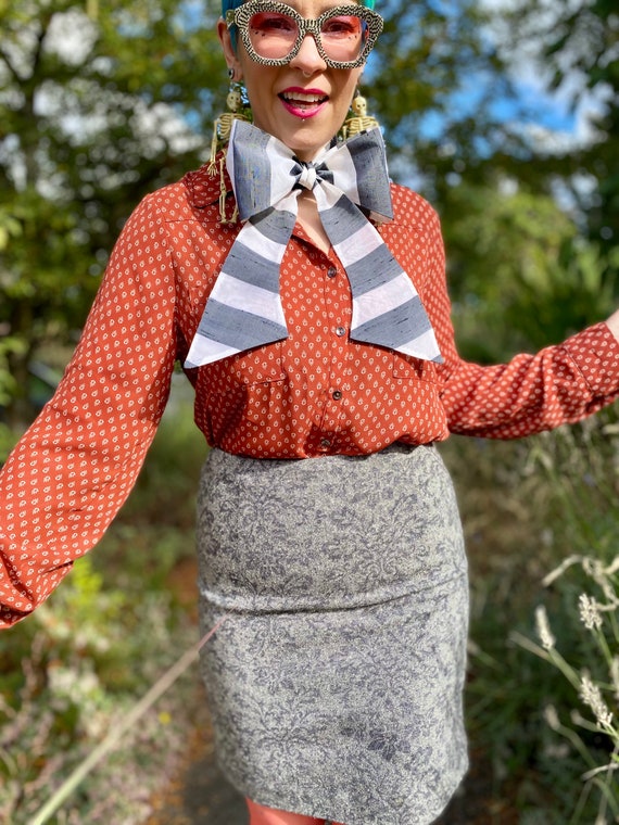 Vintage Wool Brocade Skirt - image 2