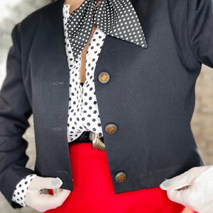 1980’s Cropped Wool Blazer