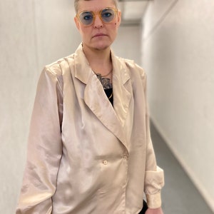 Vintage Oscar de la Renta Double Breasted Blouse