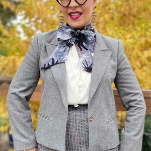 Vintage Petite Wool Blazer