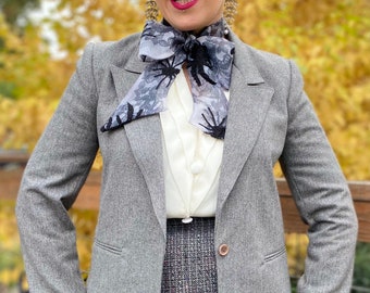 Vintage Petite Wool Blazer