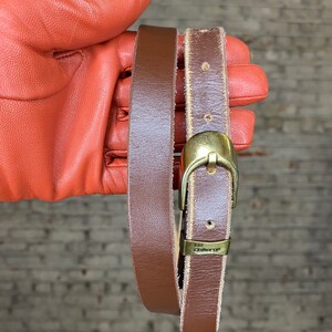 Vintage Liz Claiborne Leather Belt image 2