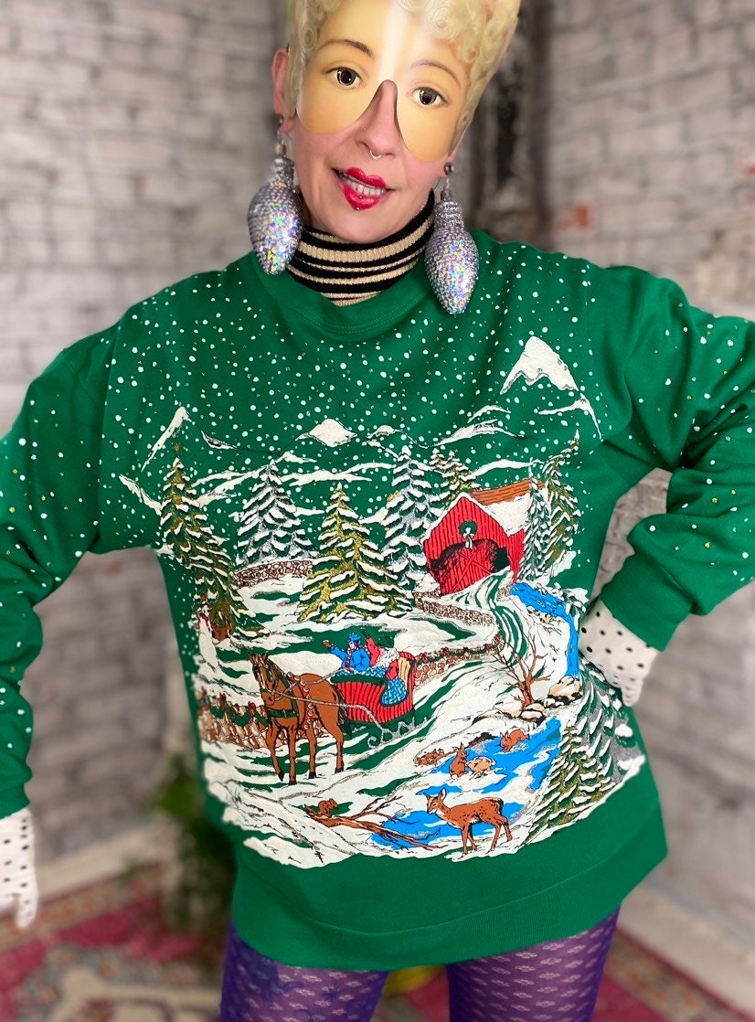 Plus Christmas Sweater - Etsy