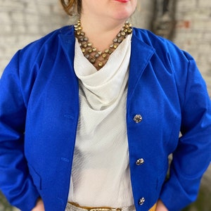 Vintage Handmade Plus Size Wool Blazer