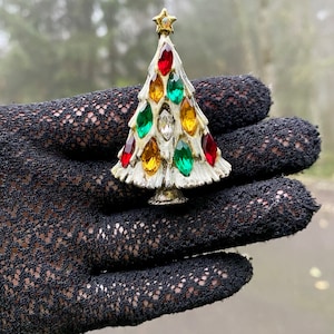 Christbaum Strass Brosche Strass Brosche Weihnachtsmode