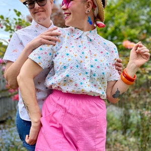 Vintage Pink Shorts with Elastic Waist