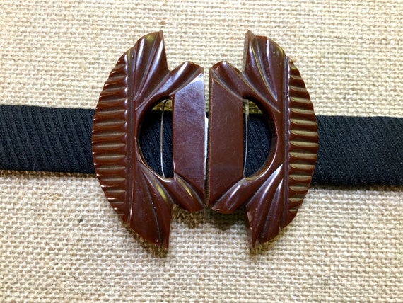 bakelite belt buckle