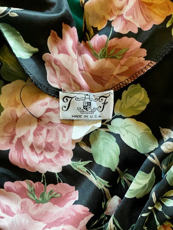 Chaps Vintage Sheer Floral Ruffle Set main image 1