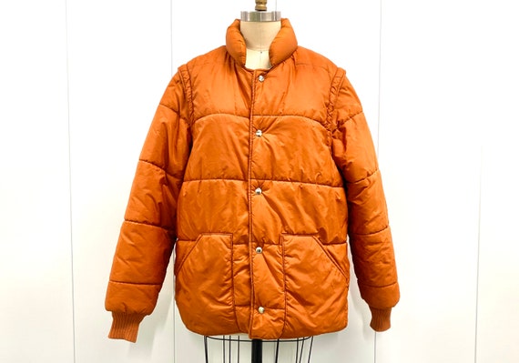 1970's Puffy Jacket with Zipper Sleeves