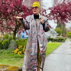 Vintage Paisley Trench