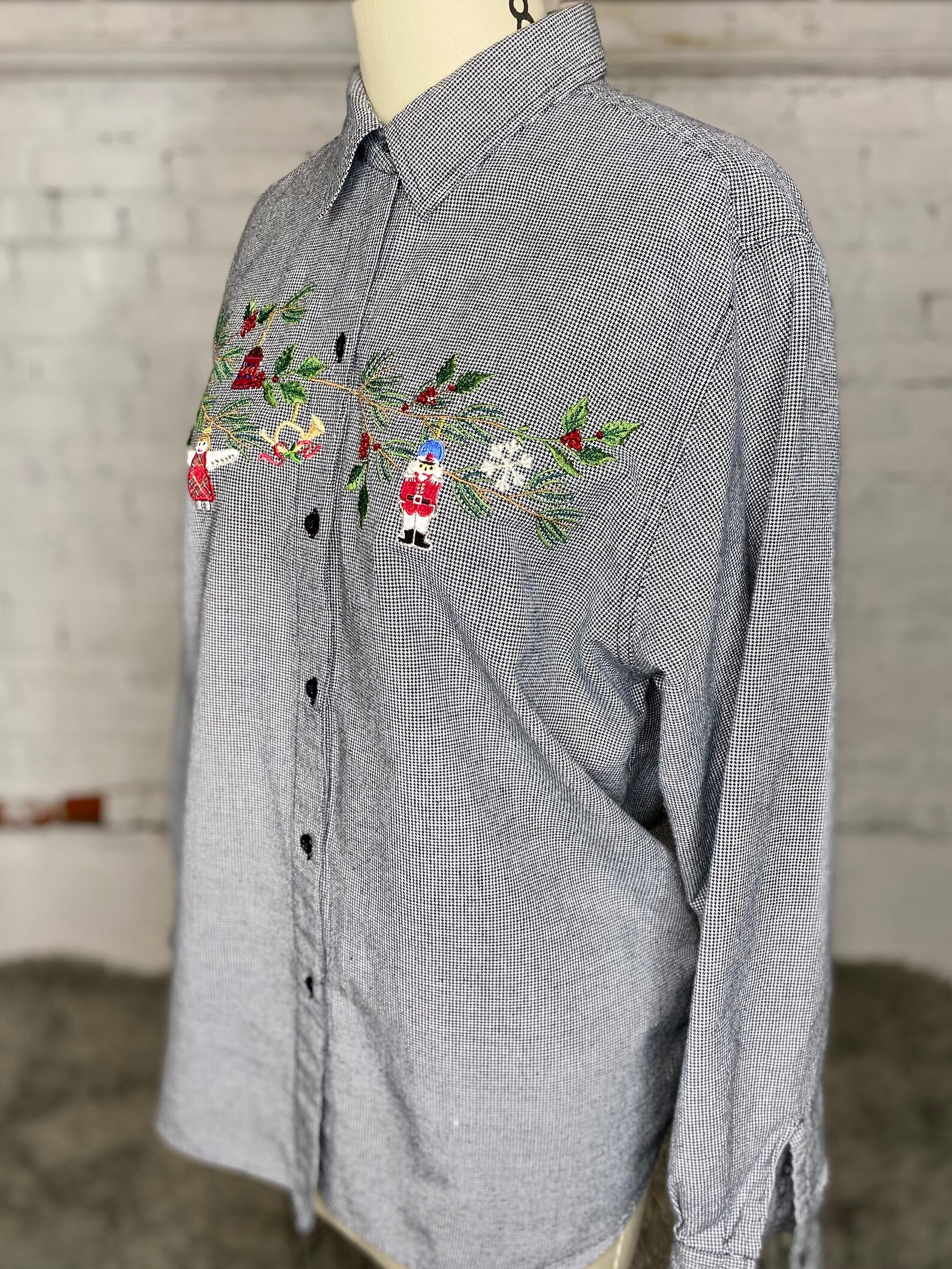 christmas sweater button up