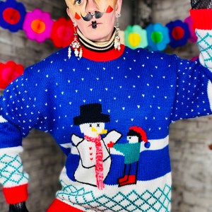 Vintage Ugly Christmas Sweater Holiday Party