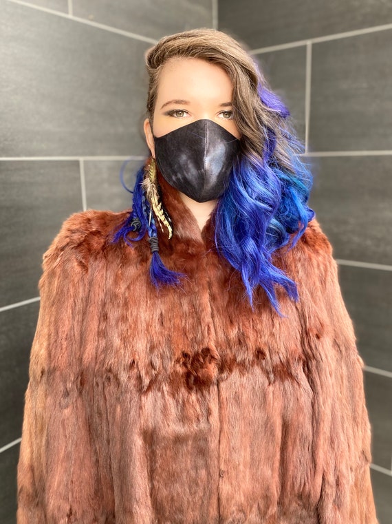 Brown Mink Cape, Fur Cape