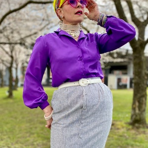 Vintage Purple Blouse image 1