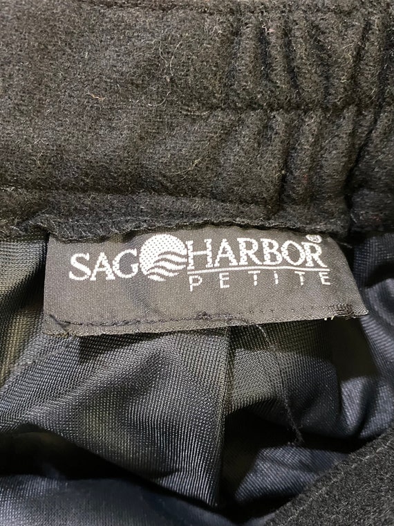 Vintage Sag Harbor Wool Skirt with Elastic at Wai… - image 6