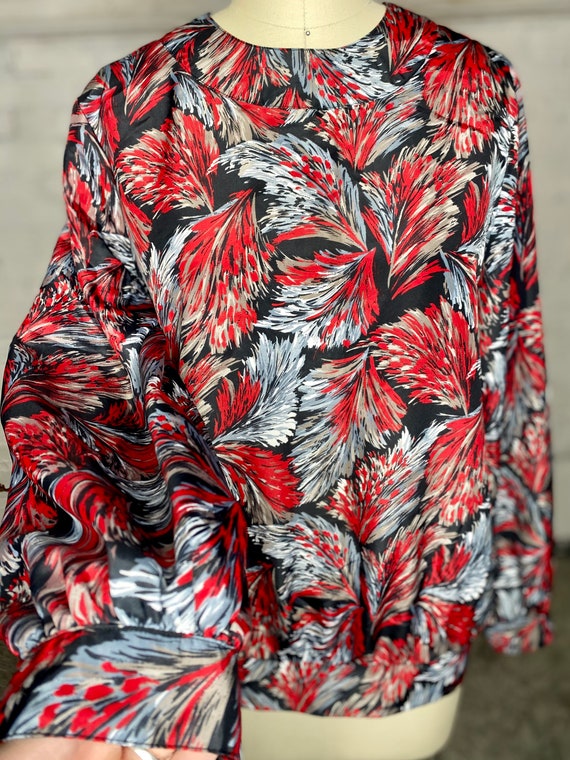 Vintage Abstract Blouse - image 4
