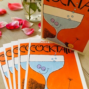 Vintage Cocktail Invitations