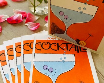 Vintage Cocktail Invitations