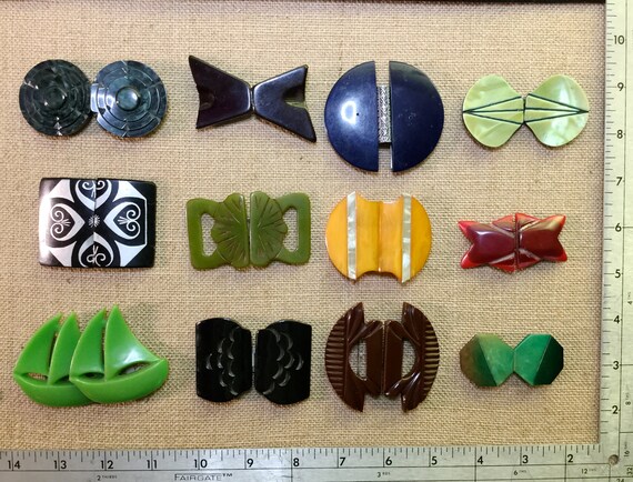 Bakelite belt buckle deals