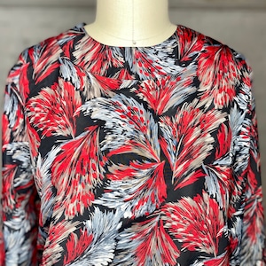 Vintage Abstract Blouse