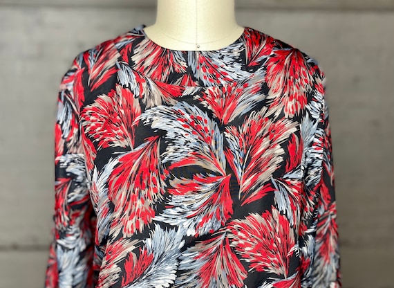 Vintage Abstract Blouse - image 1