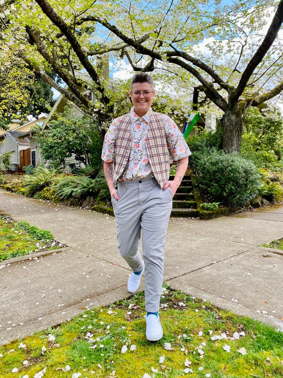 Vintage 1960’s Plaid Vest - image 4