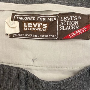 Vintage Levi Action Slacks image 7