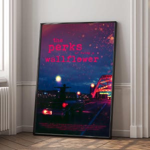 Póster de la película Las ventajas de ser invisible / Impresión en lienzo de alta calidad / Arte de pared / Decoración de sala de estar / Regalo perfecto