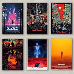 Blade Runner 2049 Poster del film / Stampa su tela di alta qualità / Arte murale / Decorazione del soggiorno / Regalo perfetto