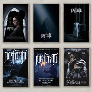 Póster de la película Nosferatu / Impresión en lienzo de alta calidad / Arte de pared / Decoración de sala de estar / Regalo perfecto