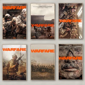 Póster de la película Warfare / Impresión en lienzo de alta calidad / Arte de pared / Decoración de sala de estar / Regalo perfecto