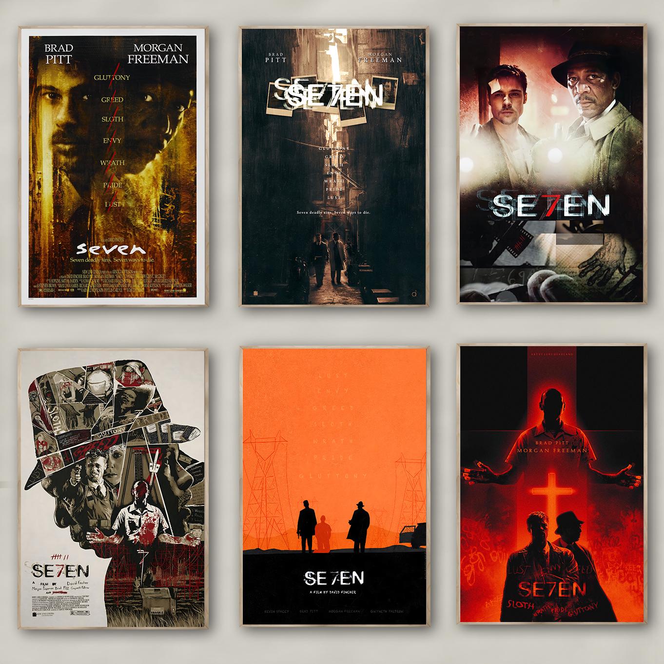 セブン　USオリジナル映画ポスター 映画ポスター セブン ブラッドピット グッズ /ADV-SS /【Buyee